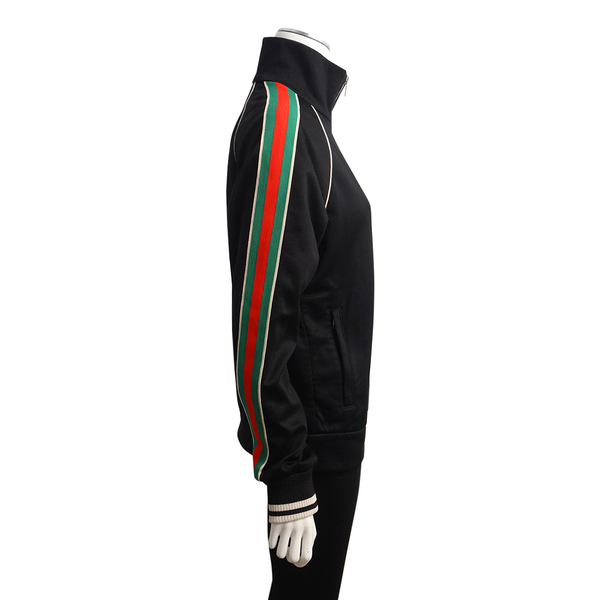Technical Knit Track Web Jacket Black