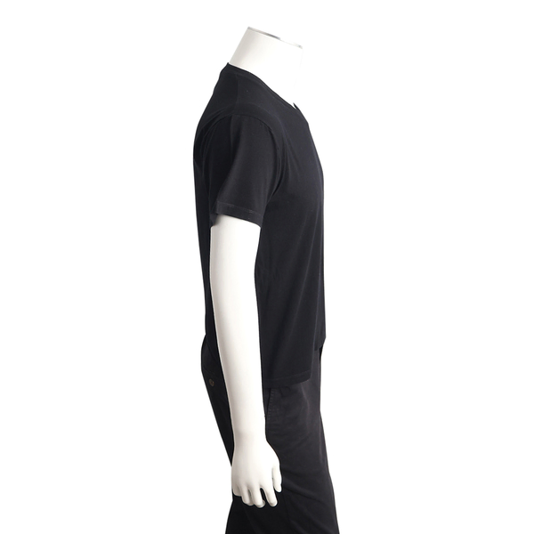 Cotton Embroidered Logo T-Shirt Black