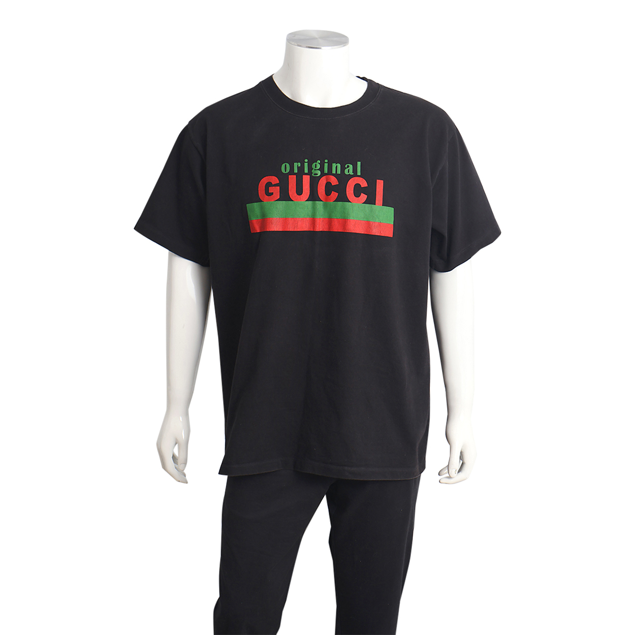 GUCCI Cotton Original T-Shirt Black | Luxity