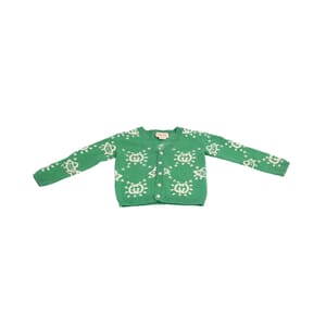 Wool GG Baby Cardigan Green