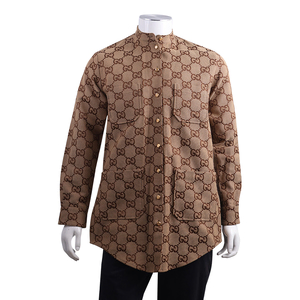 Canvas GG Overshirt Beige/Ebony