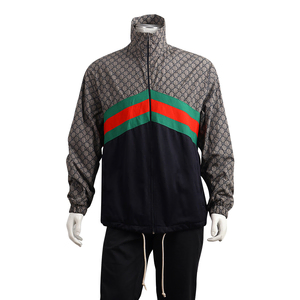 Nylon GG Web Windbreaker Navy
