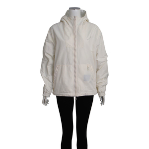 Nylon Monogram Reversible Windbreaker White, view 4