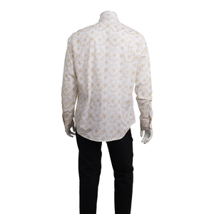 Cotton Shirt Beige/White, view 2