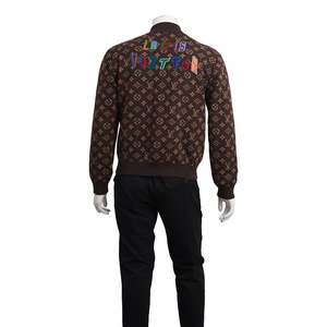 x NBA Wool Monogram Blouson Brown, view 3