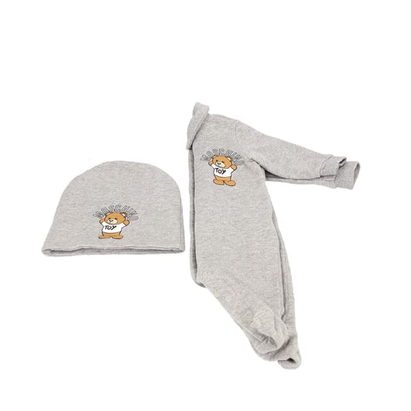 Cotton Teddy Bear Romper Set