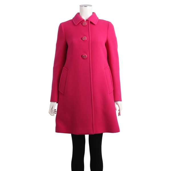 Wool Coat Fuchsia