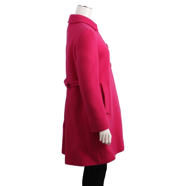 Wool Coat Fuchsia
