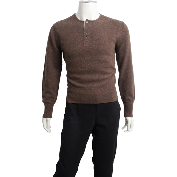 Cotton/Cashmere Sweater Brown