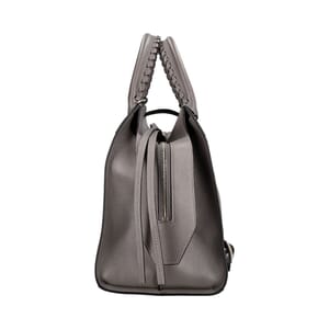 Leather Neo Classic City Large Shoulder Bag Grey, view 6