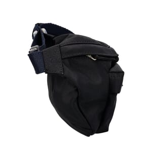 Nylon Sport Logo Belt Bag Black, view 5