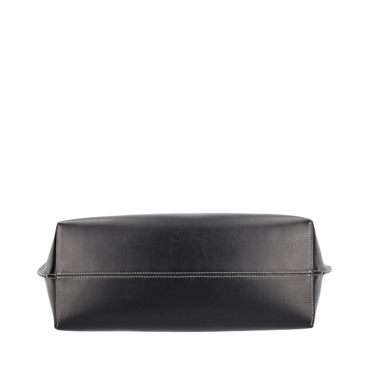 BURBERRY Leather TB Large Tote Black | Luxity