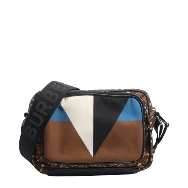Nylon TB/Printed Paddy Crossbody Bag Brown