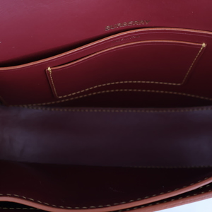 Leather Small Olympia Saddle Bag Multicolour, view 7
