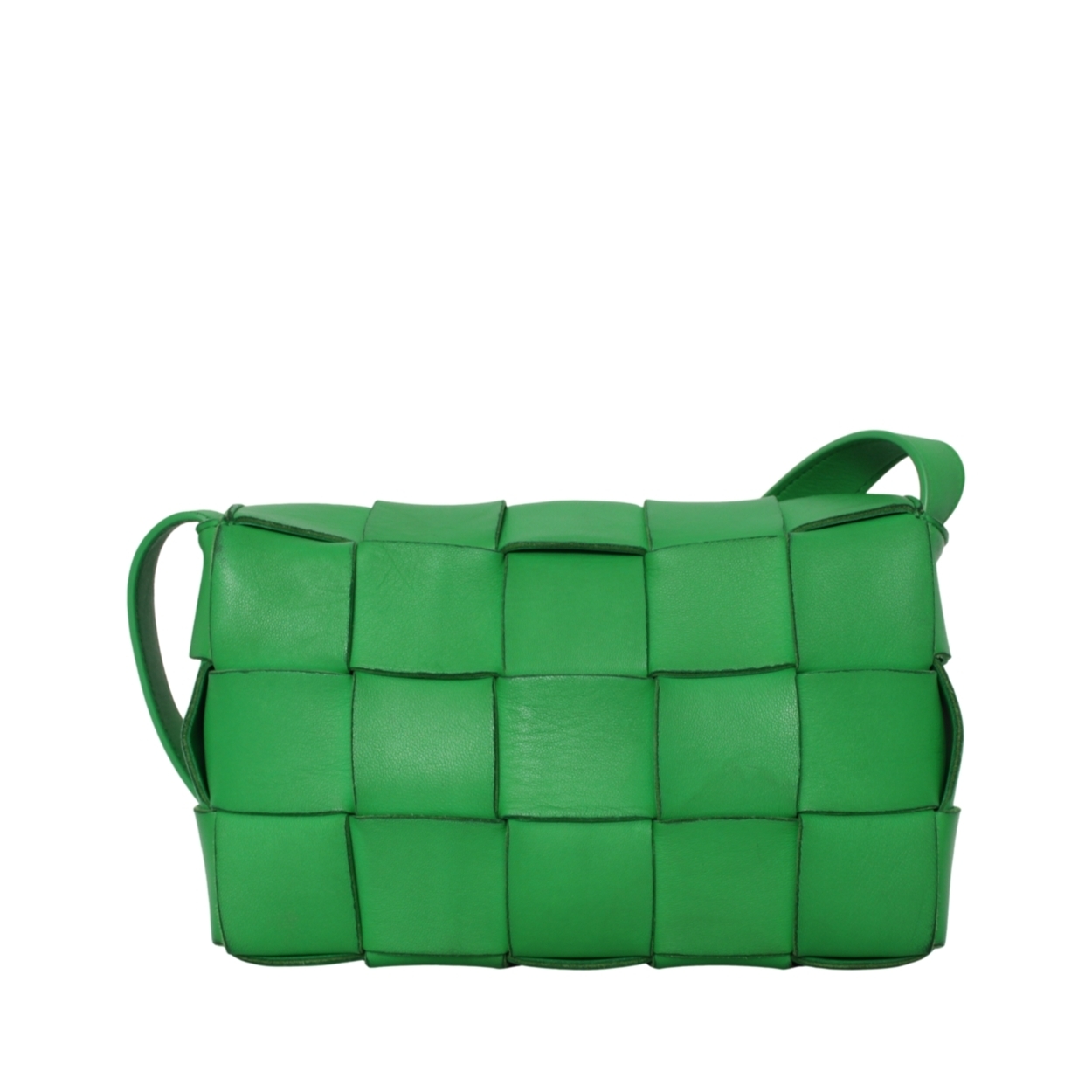 BOTTEGA VENETA Leather Cassette Bag Green | Luxity