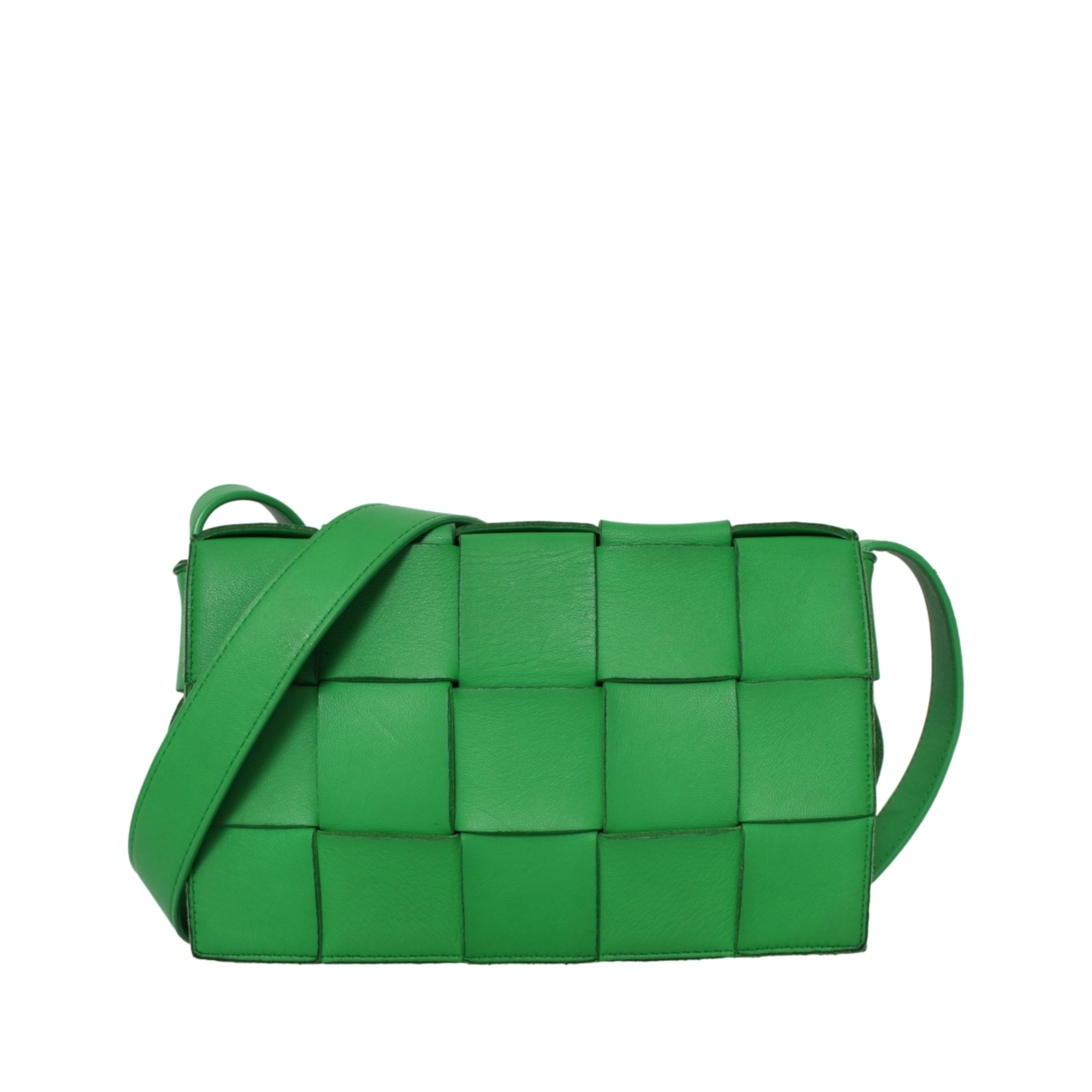 BOTTEGA VENETA Leather Cassette Bag Green | Luxity