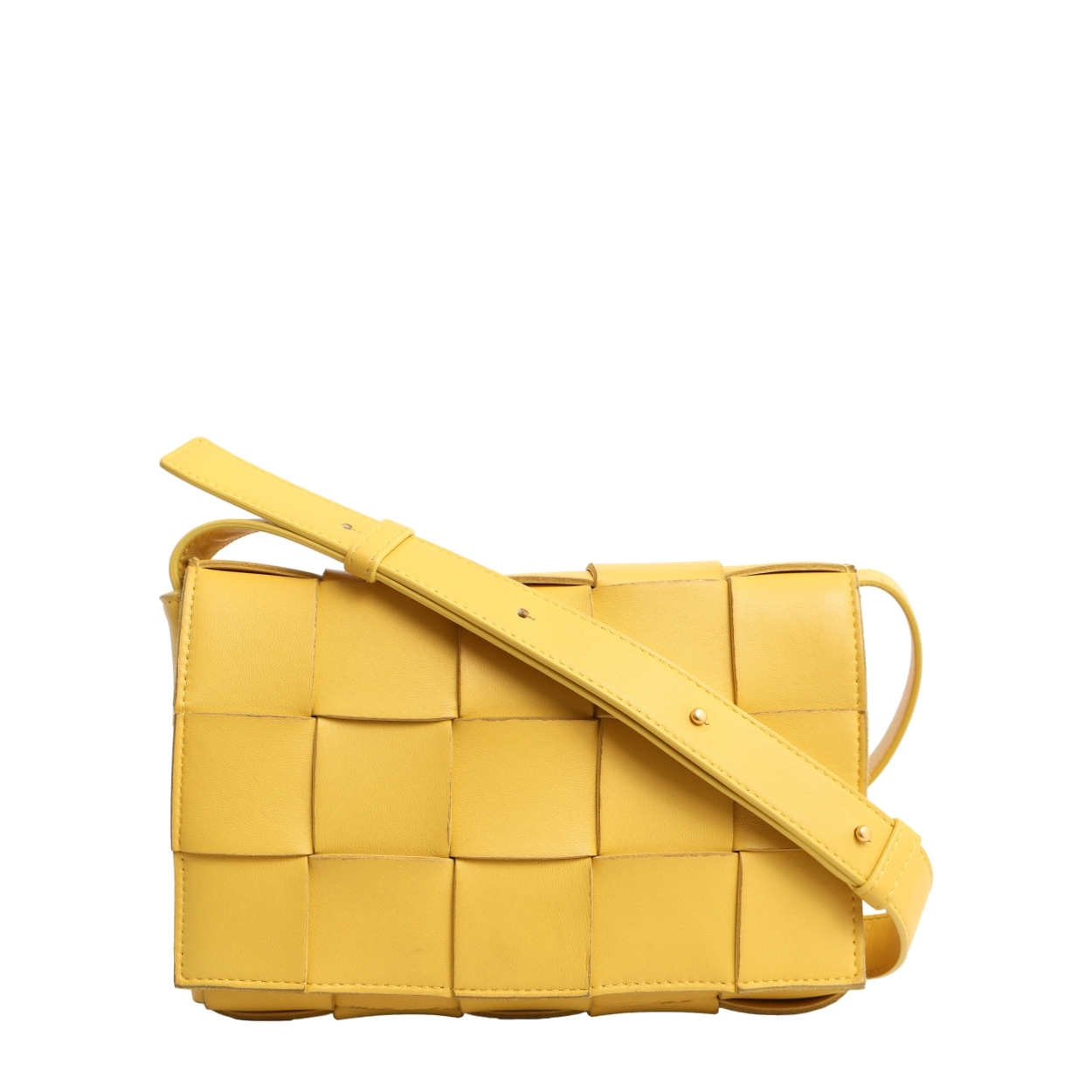 BOTTEGA VENETA Leather Cassette Bag Yellow | Luxity