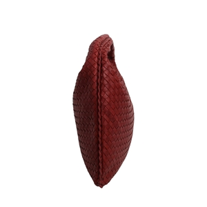 Intrecciato Veneta Large Hobo Terracotta, view 5