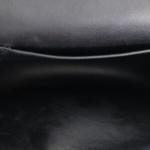 Leather Be Dior Mini Flap Bag Black, view 8