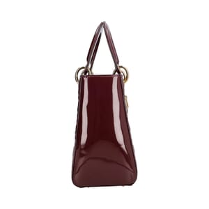 Patent Cannage Medium Lady Dior Purple, view 5
