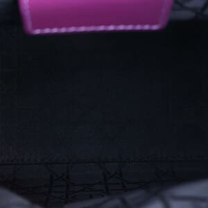 Patent Cannage Medium Lady Dior Purple, view 8