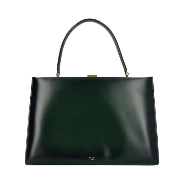 CELINE-Leather-Medium-Clasp-