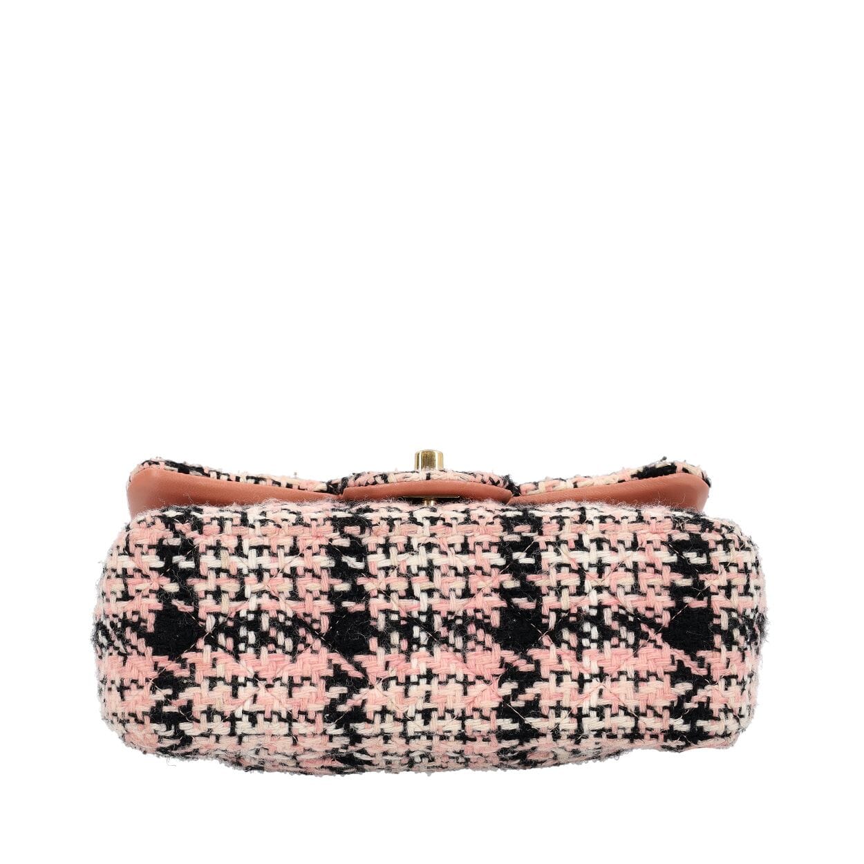 CHANEL Tweed Classic Flap Small Shoulder Bag Pink/Black | Luxity