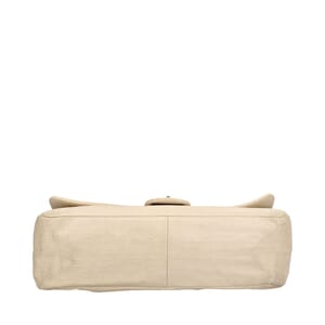 Vintage Leather Unlimited Reissue 228 Maxi Double Flap Bag Cream, view 6