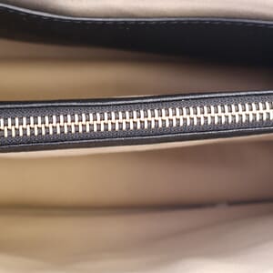 Leather Medium Aby Day Shoulder Bag Black, view 8