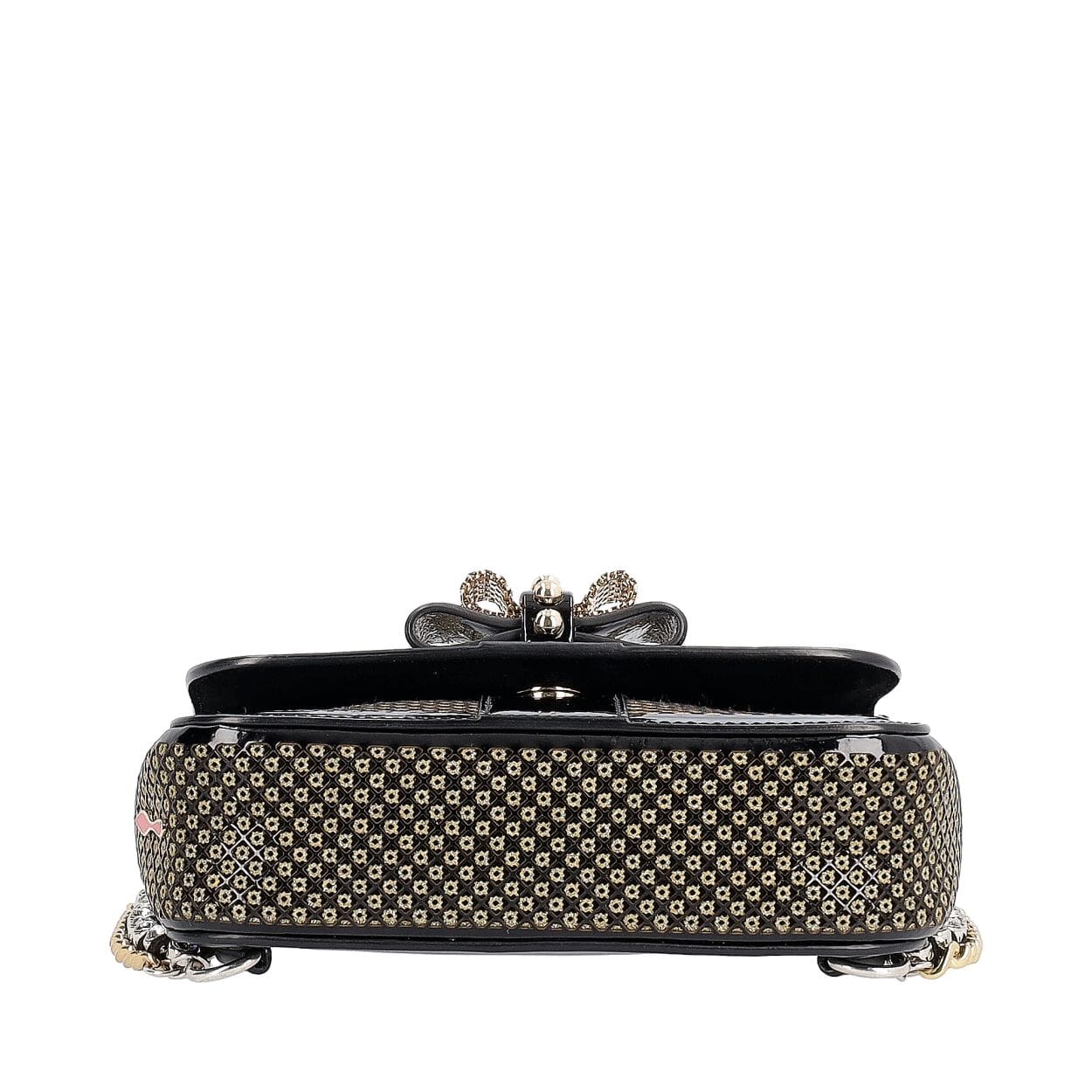 CHRISTIAN LOUBOUTIN Leather Sweet Charity Bag Black | Luxity