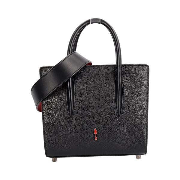 Leather Paloma Mini Tote Black