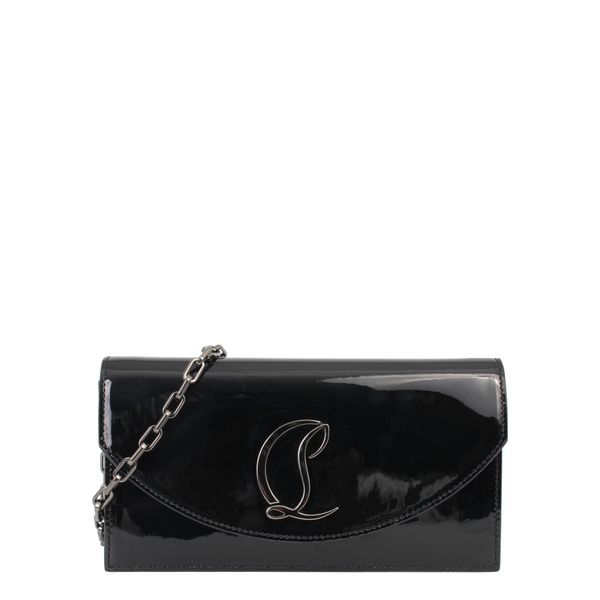Patent Loubi54 Crossbody/Clutch Bag Black