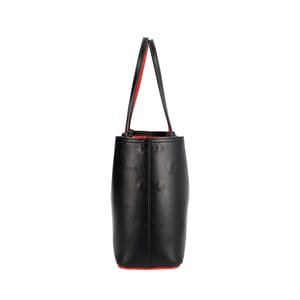 Leather Loubinthesky Cabata Tote Black, view 5