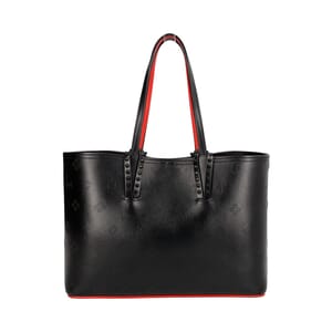 Leather Loubinthesky Cabata Tote Black