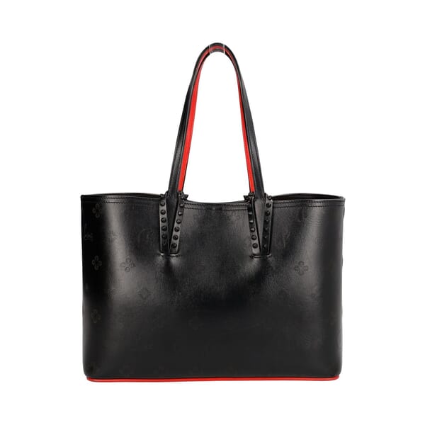 Leather Loubinthesky Cabata Tote Black
