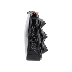 Patent Leather Loubila Daisy Bag Black, view 5