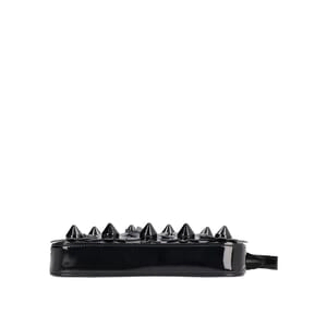 Patent Leather Loubila Daisy Bag Black, view 7