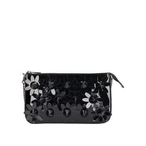 Patent Leather Loubila Daisy Bag Black