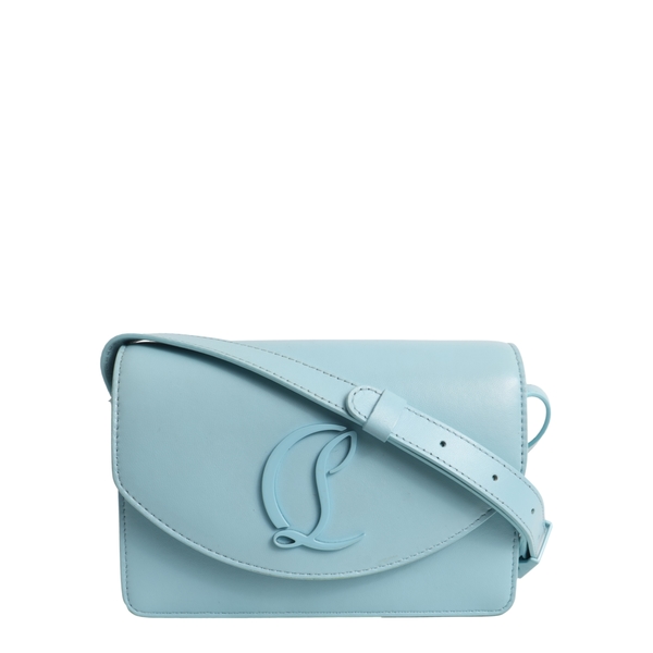 Leather Elisa Crossbody Bag Light Blue