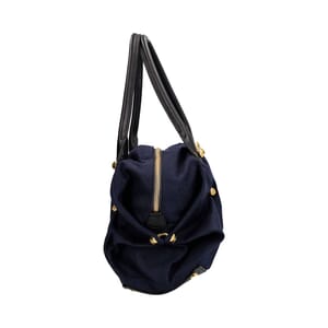 Fabric Bowling Bag Navy, view 5