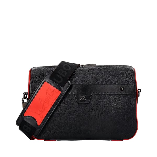 Leather/Rubber Ruisbuddy Crossbody Bag Black