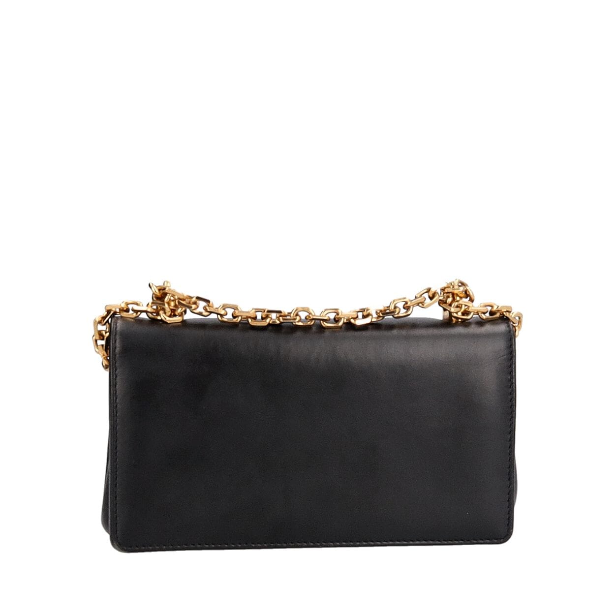 DOLCE & GABBANA Leather DG Girls Small Shoulder Bag Black | Luxity
