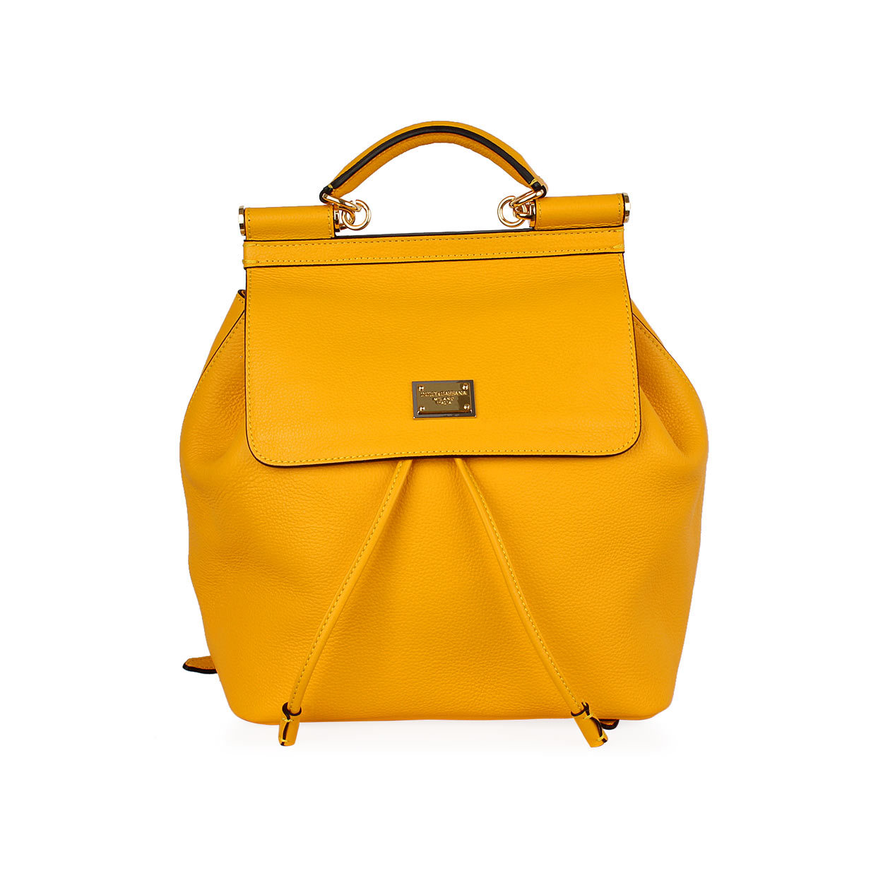 https://dbiyorq10n2b9.cloudfront.net/product-images/BAGDG114/DOLCE-GABBANA-Leather-Sicily-Backpack-Yellow-NEW-front.jpg.webp