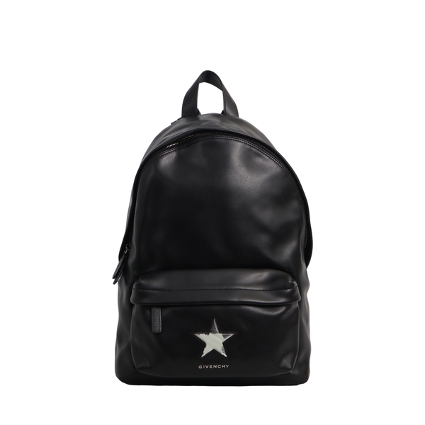 Leather Backpack Black