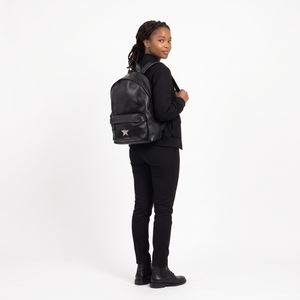 Leather Backpack Black, view 8