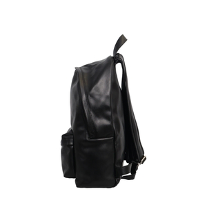 Leather Backpack Black, view 5