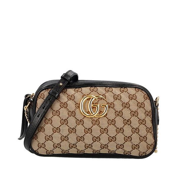 GUCCI かごバッグ ベージュ ブラック GUCCI グッチ オフィディア GGスプリームGG ミニ バケットバッグ 巾着