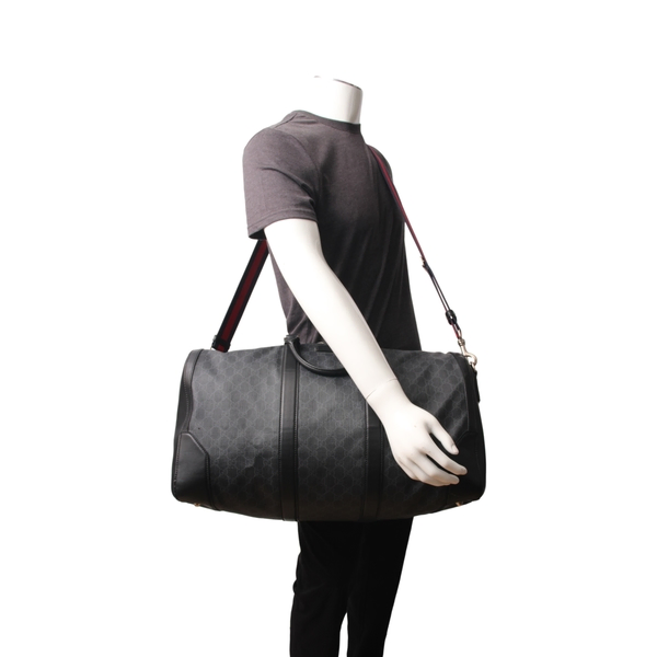 Supreme GG Carry-On Duffle Bag Black/Grey
