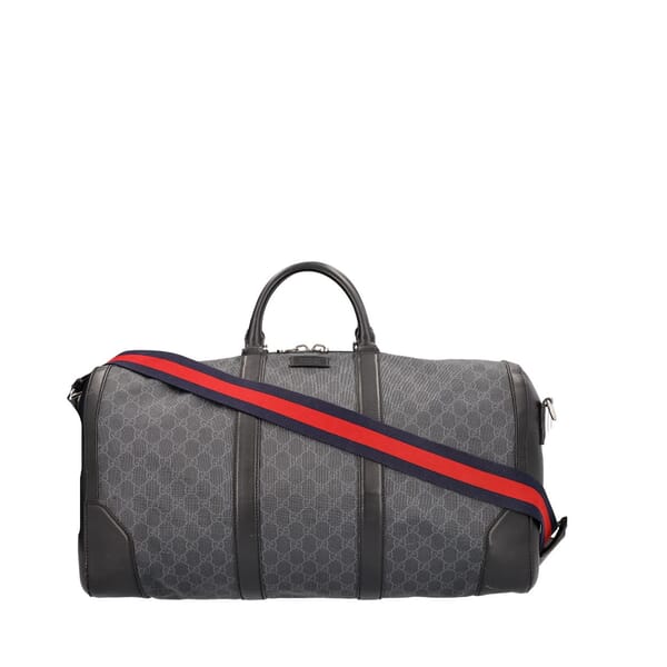 Supreme GG Carry-On Duffle Bag Black/Grey
