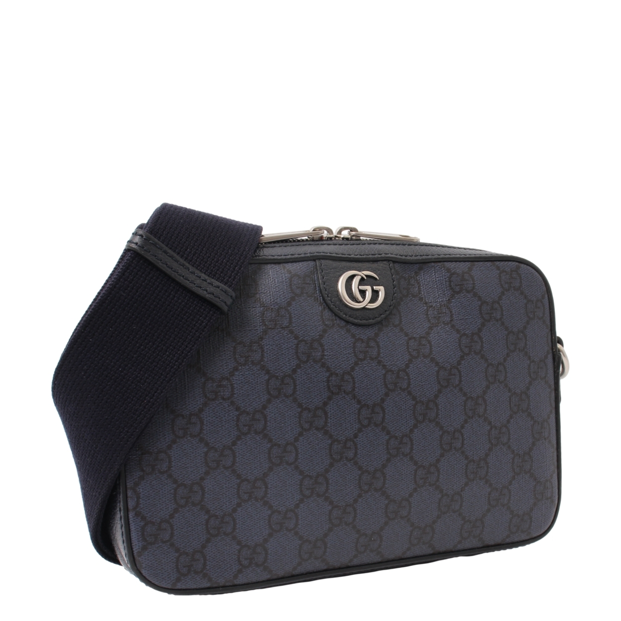 GUCCI Supreme GG Small Ophidia Crossbody Bag Navy | Luxity